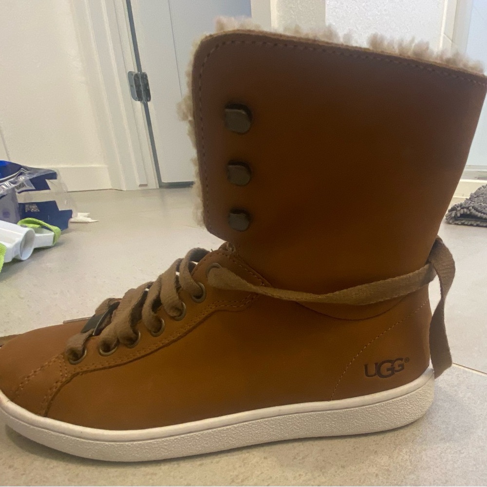 Ugg high top. Worn once.